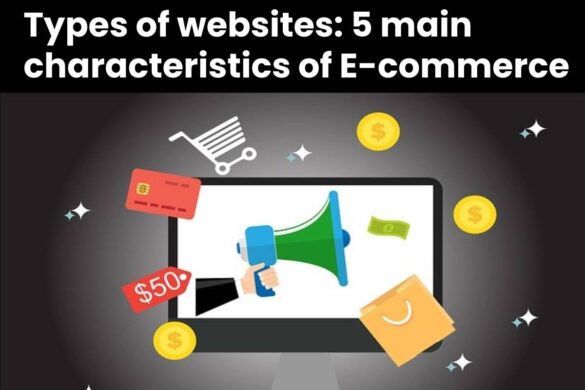 Types of websites: 5 main characteristics of E-commerce