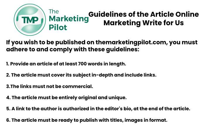 Procedures of the Article – Online Marketing Write for Us