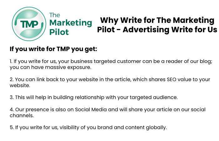 Why Write for The Marketing Pilot – Advertising Write for Us