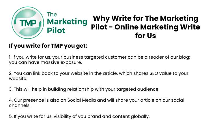 Why Write for The Marketing Pilot – Online  Marketing Write for Us