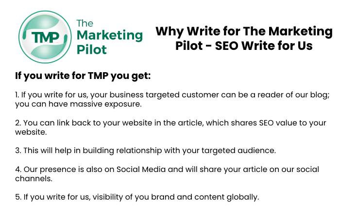 Why Write for The Marketing Pilot - SEO Write for Us
