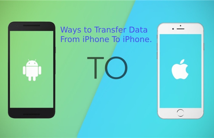 Transfer Data From iPhone To iPhone.