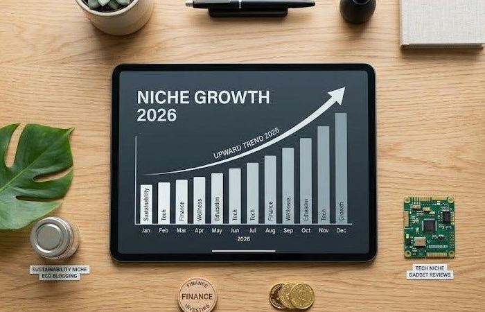 multi niche content platform growth 2026 infographic